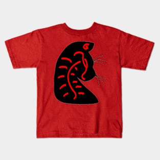 Cat of Neon Markings Kids T-Shirt